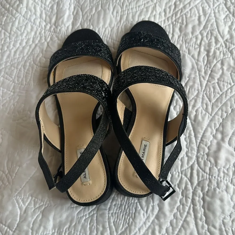 Alex Marie Calinatwo Black Heels Size:8.5
